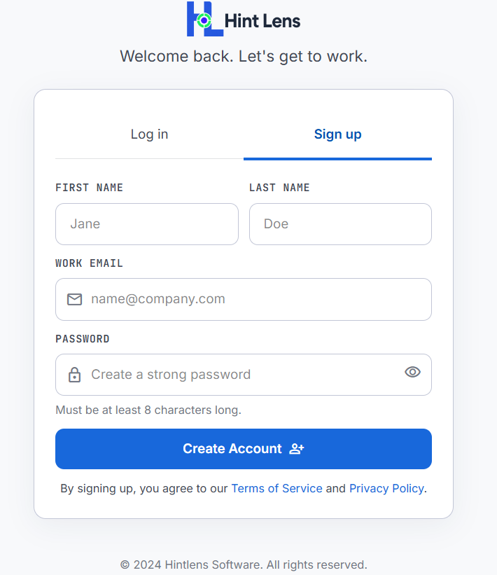 Login/Signup